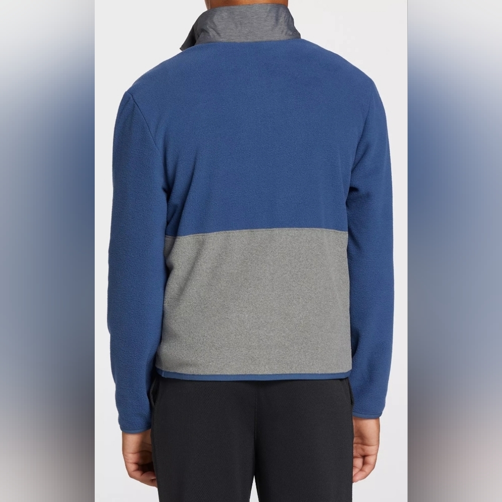 The North Face glacier 1/2 zip youth lightweight pullover blue gray - Picture 4 of 4
